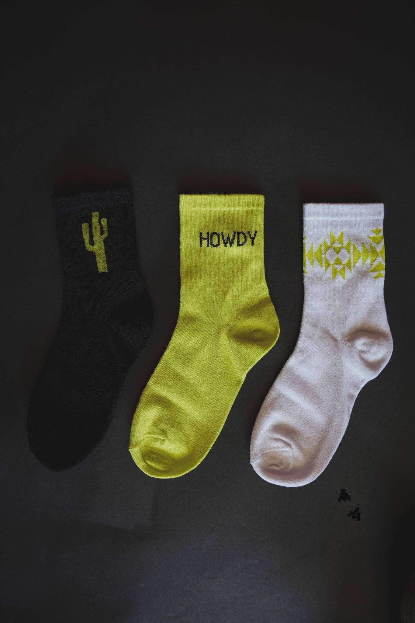 Cacti Neon Socks