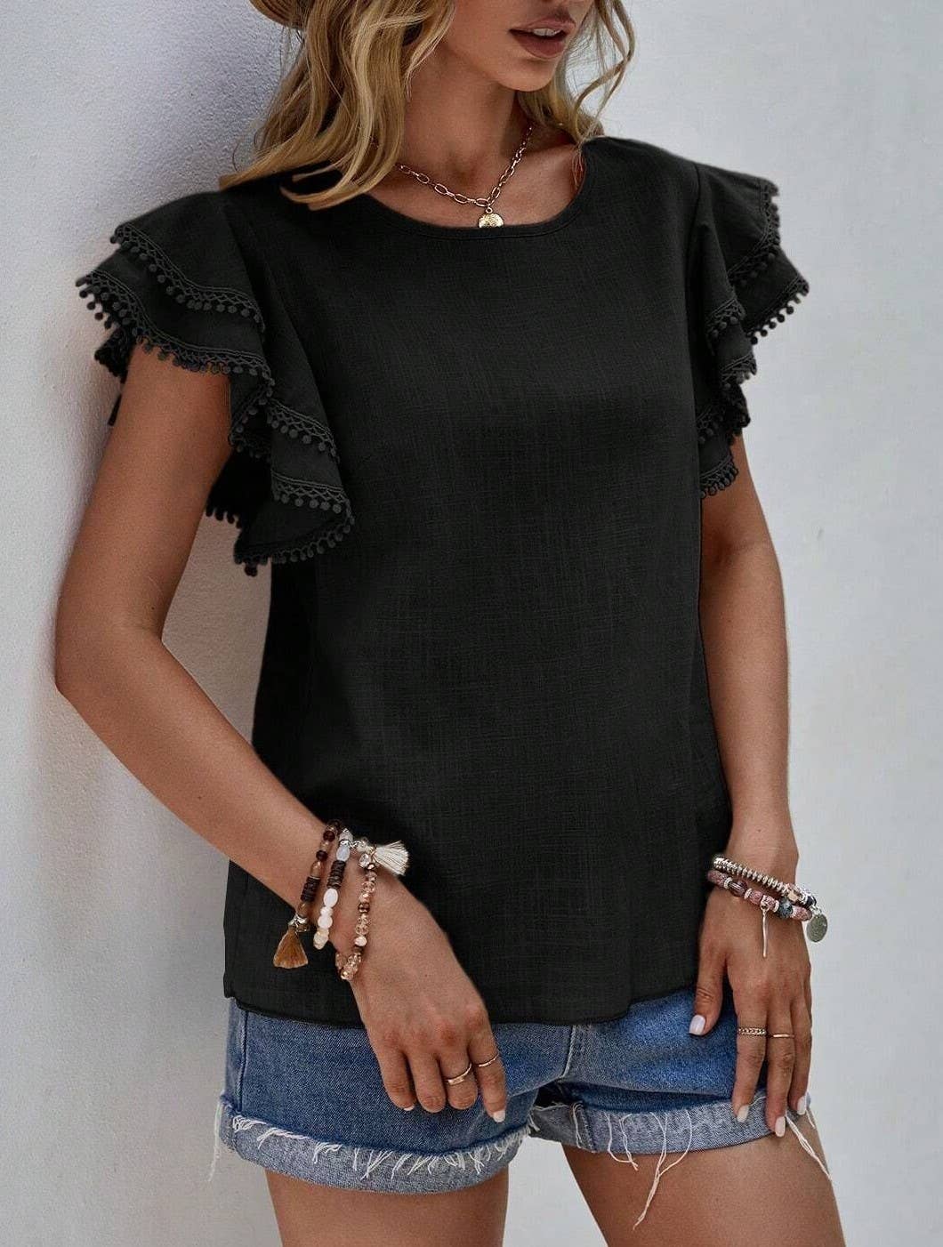 Clancy Ruffle Top